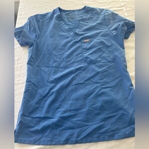 Women’s Ceil Blue Catarina One Pocket Scrub Top size XS